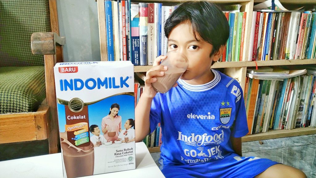 Susu Indomilk cokelat untuk anak tinggi tangguh tanggap