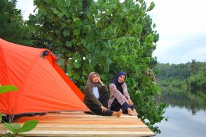 Kavling tenda VIP di Ciwidig Camping Ground