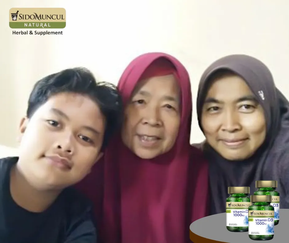 Vitamin D3 1000 IU untuk keluarga 