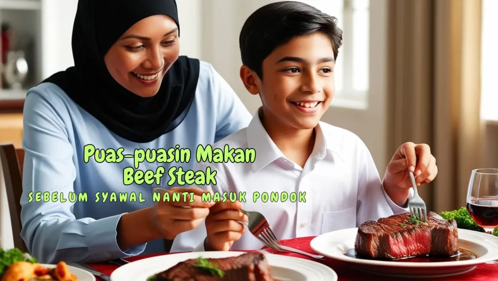 Beef steak rumahan ala Holycow 