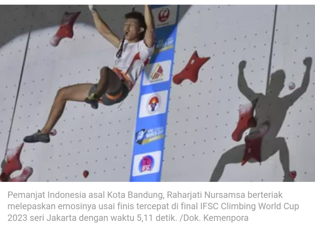 Prestasi Indonesia di Climbing World Cup 2023
