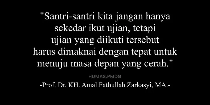 Ujian di Gontor