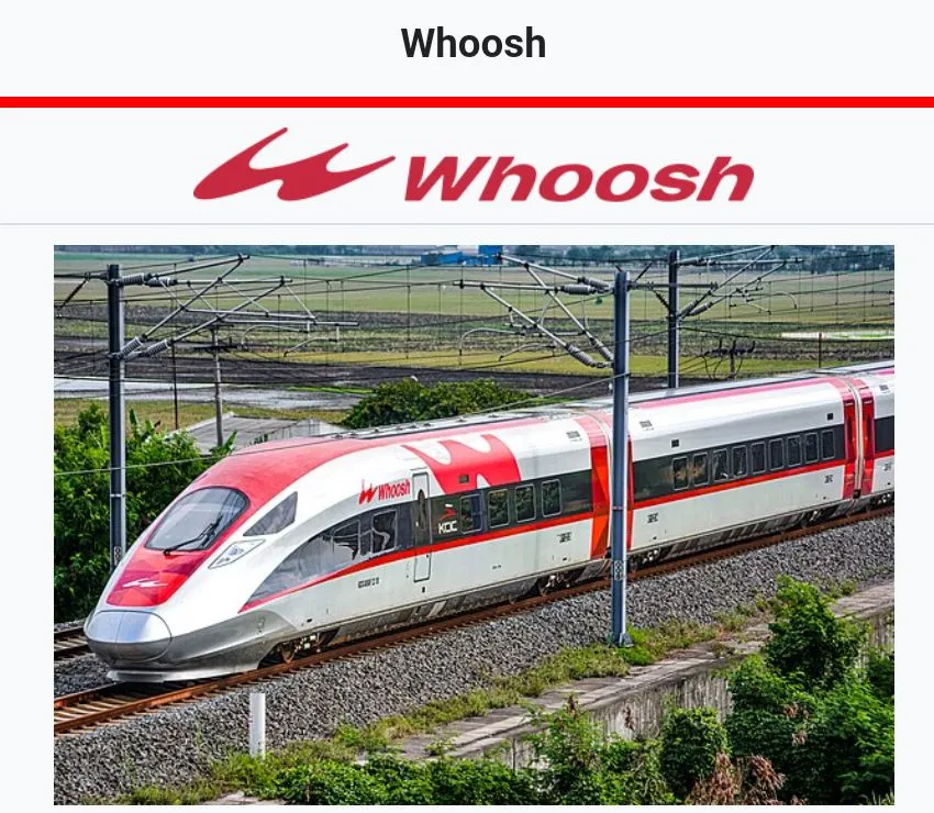 Whoosh kereta cepat pertama di Indonesia 